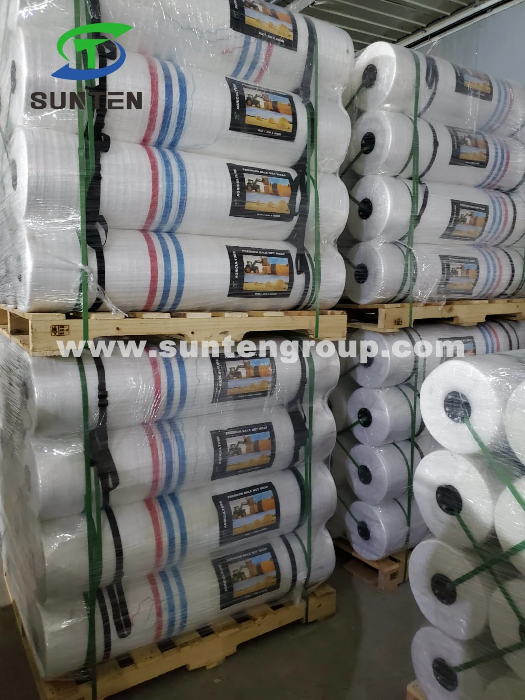 PE/Polyethylene/PP/Plastic/Agricultural White Packing Round Silage/Grass Hay Bale/Bales Net Wrap for South America (Suriname, Argentina...)