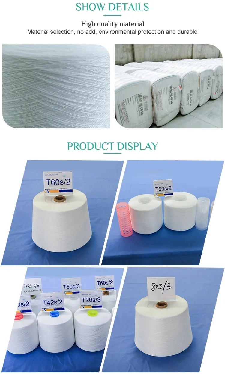 20/2 20/3 30/2 30/3 40/2 42/2 50/2 50/3 60/2 60/3 80/2 80/3spun Polyester Sewing Threads for Industrial Materials Hilo De Coser 40/2 Garments Stitching