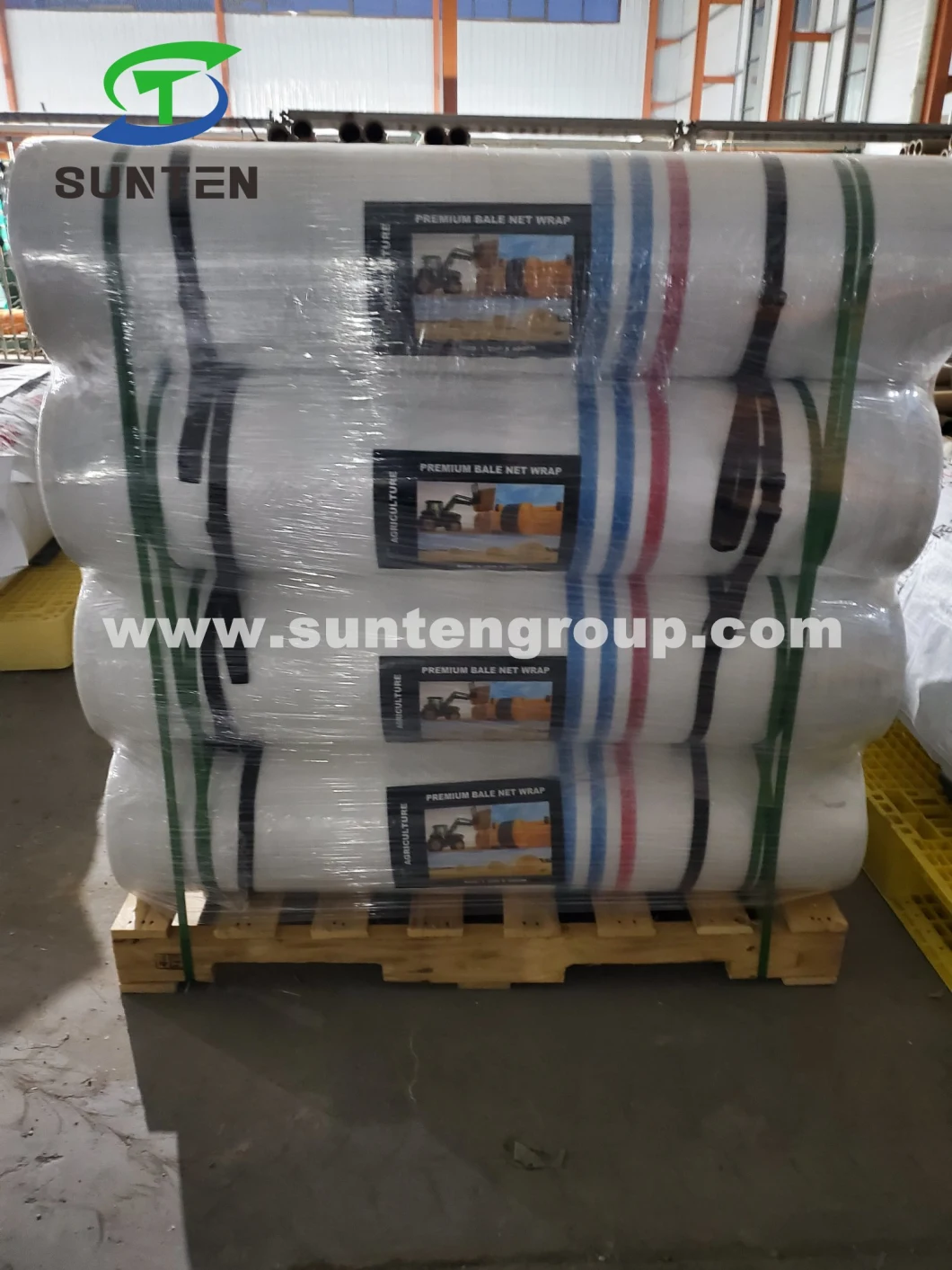 PE/Polyethylene/PP/Plastic/Agricultural White Packing Round Silage/Grass Hay Bale/Bales Net Wrap for South America (Colombia, Peru)